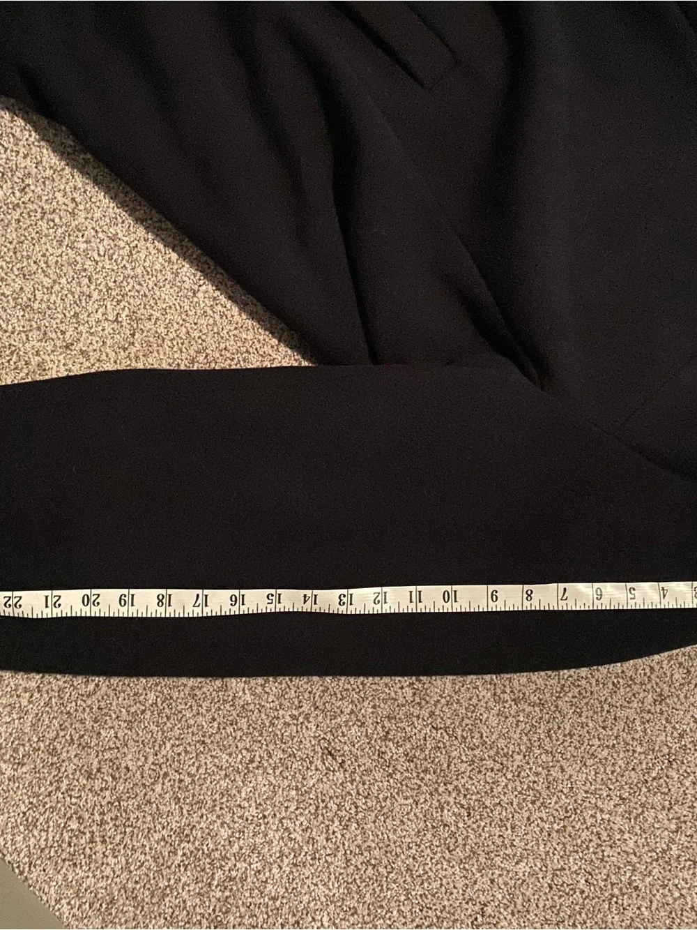 Calvin Klein Black Wool Blend Men's Coat with Quilted Lining